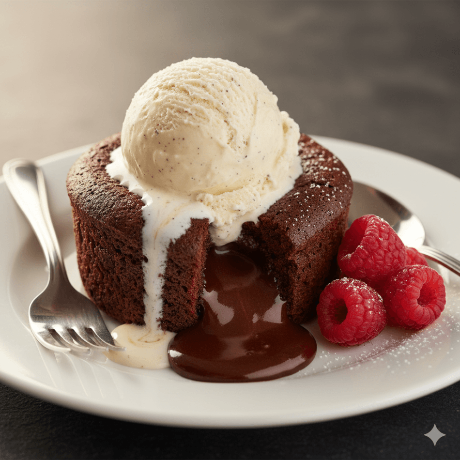 šokoladinis-lava-cake